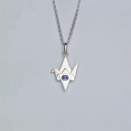 Pendentif Origami Grue